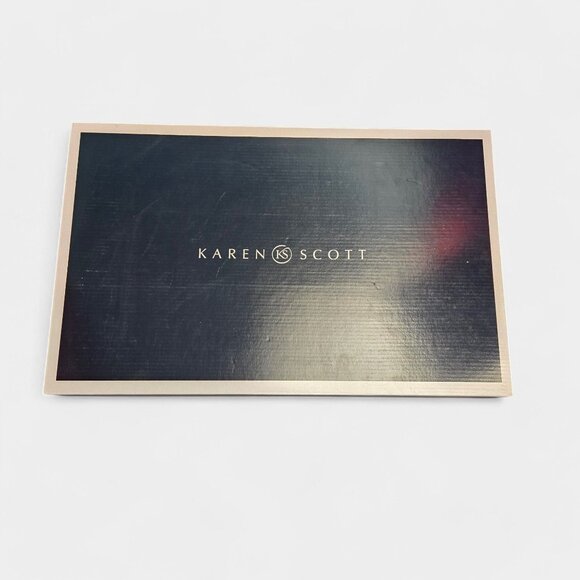 Karen Scott Deliee2 Riding Boots 7.5M Black Cognac Buckle Equestrian Western NWB - Picture 10 of 10